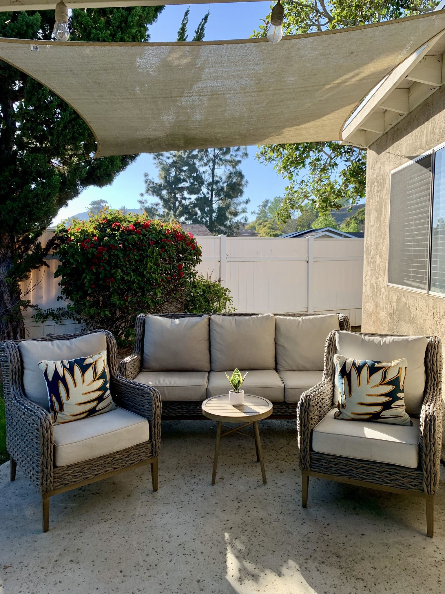 Patio Set Wicker Rattan Conversation Set Outdoor Furniture Drexel Heritage