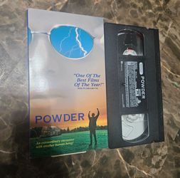 Powder VHS Tape with Case