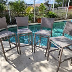 Seaside Casual High-end Outdoor Bar Chairs