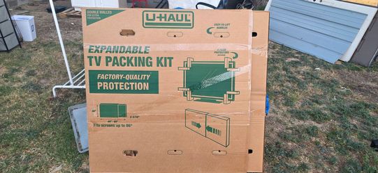 U-Haul TV Moving Box