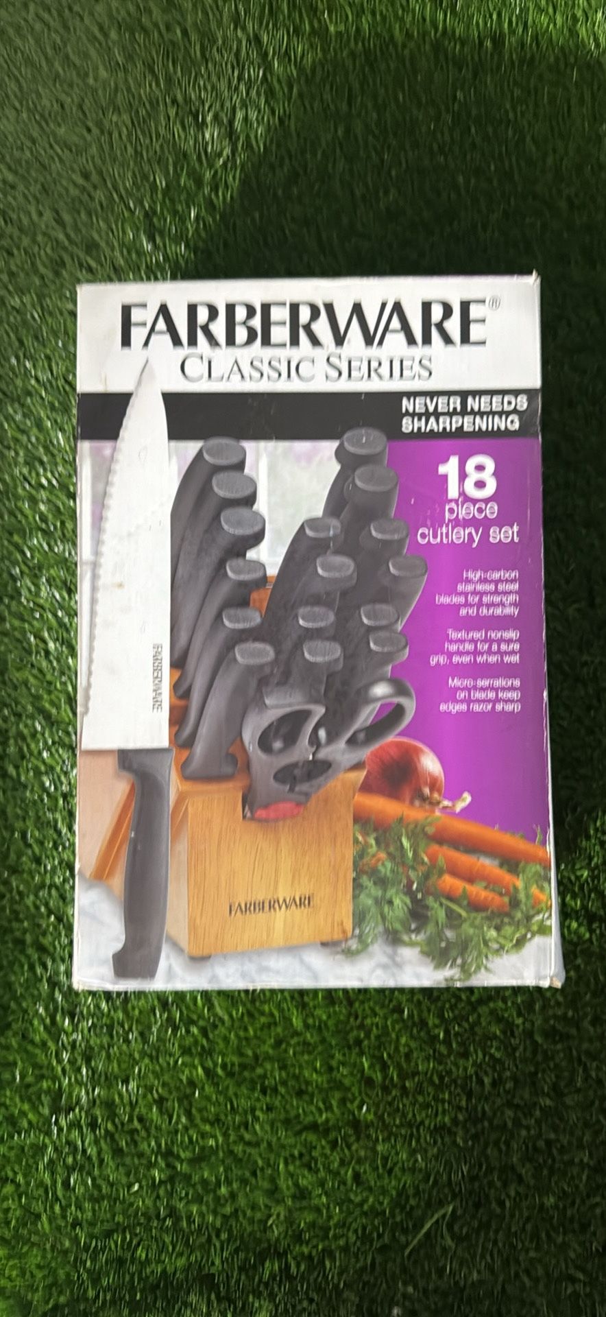 farberware  18 piece knifes set 