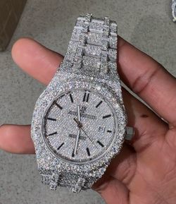 Ap VVS1 Moissanite iced out watch
