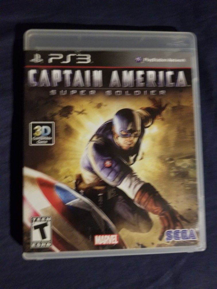 Captain America Super Soldier For Ps3