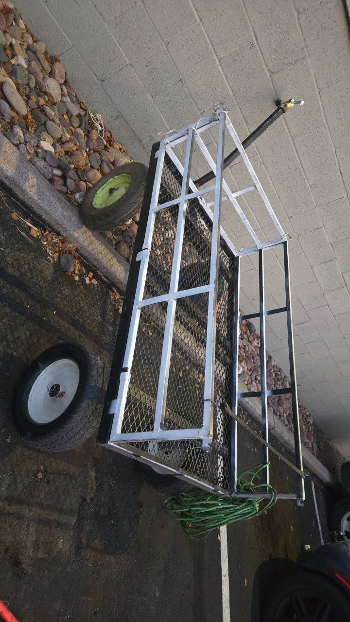 Heavy Dutey Waggon Cart With Big No Flat Tires