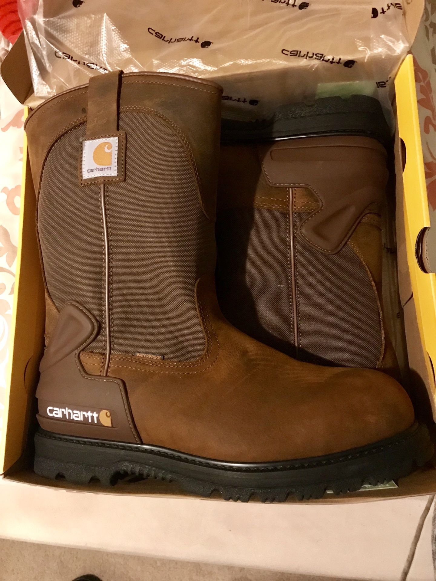 Carhartt steel toe boots