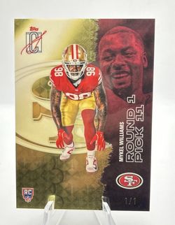 49ers Mykel Williams 1/1 Superfractor