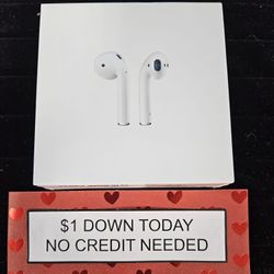 Apple Airpods 2 Wireless Headphones -PAY $1 To Take It Home - Pay the rest later -