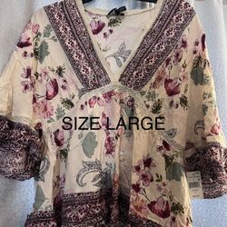 Women’s Large Tops And A Half Dress