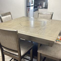 High Top Dinning Room Table 