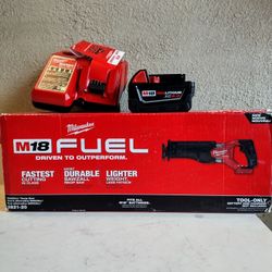 Milwaukee M18 Fuel Brushless Cordless Saw Zall Kit. $230