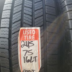 (2)245/75/16 LT Firestone Tire Pair
