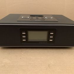 TEAC HD-1 AM/FM Clock Radio Receiver Alarm And IPod Dock with Remote 