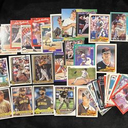 San Diego Padres Baseball Cards Lot Of 38 Topps, Bowman, Vintage