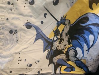 Pottery Barn Queen Batman Sheet set