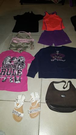 Girls clothes size 6 $10
