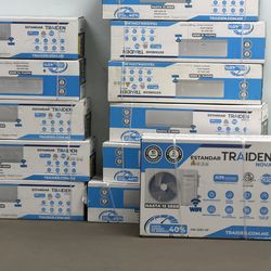 Selling Mini Splits,Traiden  1 ton and 2 tons . Have wifi and throws hot and cold.  1 Ton for $310 2 Ton for $640