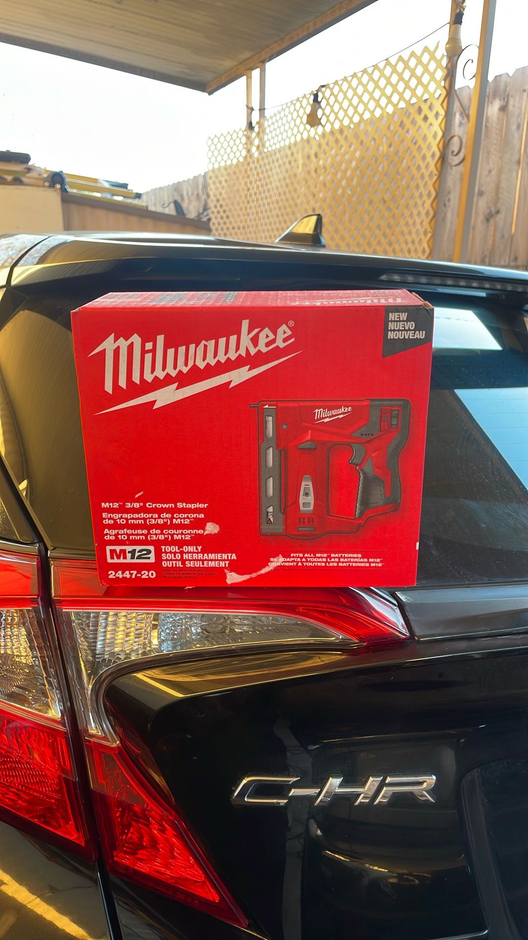 Milwaukee M12 12-Volt Lithium-Ion Cordless 3/8 in. Crown Stapler (Tool-Only)