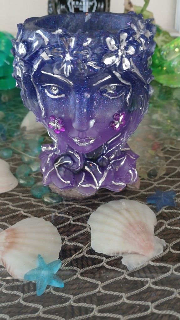 Mermaid Succulent Plant Head