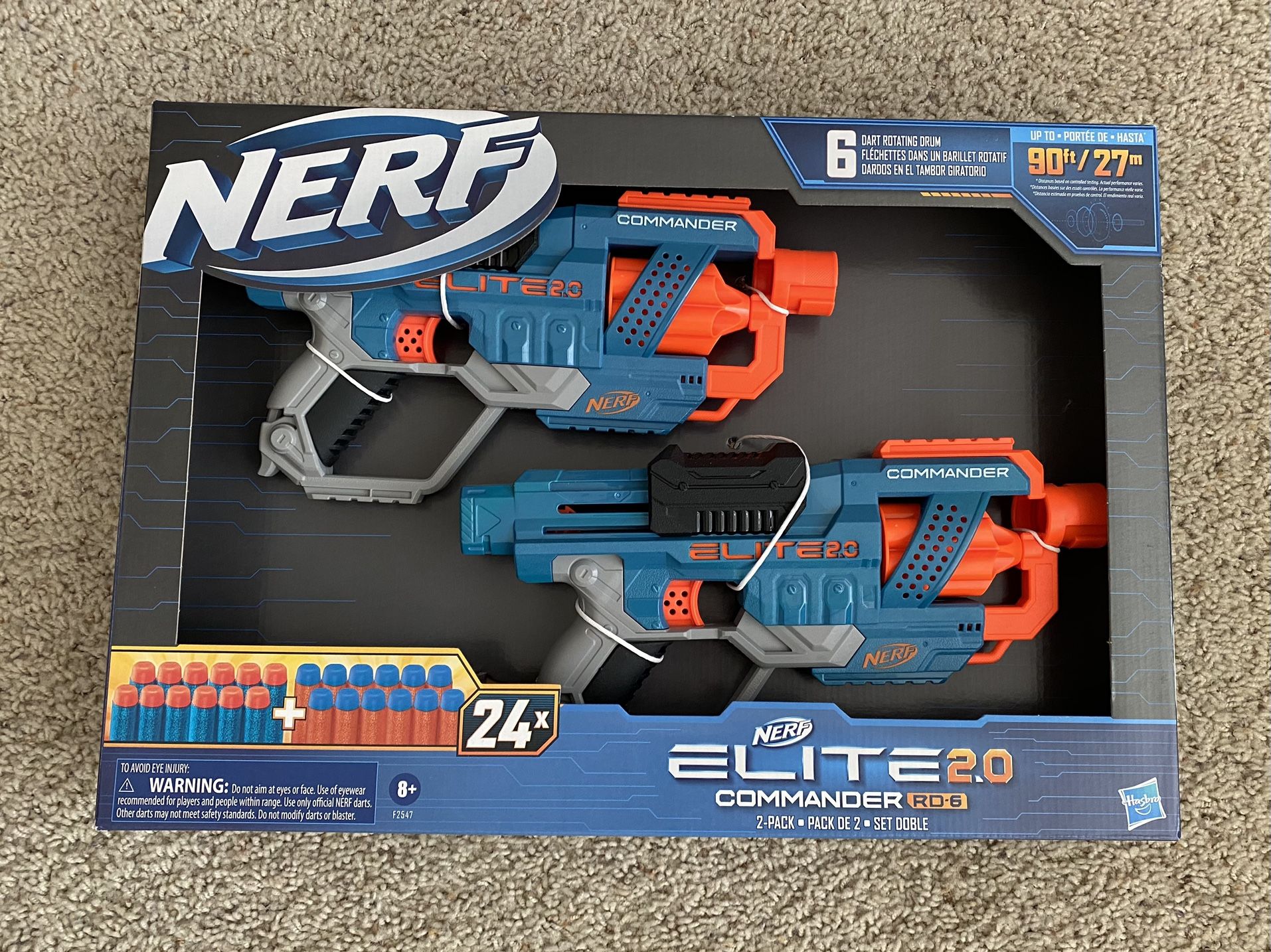 Nerf 2.0 Elite Commander Toy Gun