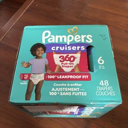 Pampers size 6