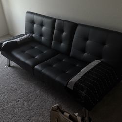 Black Futon Brand New Moving Sale Must Go!