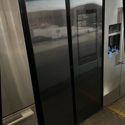 Samsung Black Family Hub Side By Side Refrigerator