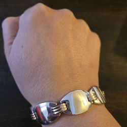 Silverstone & Goldtone Bracelet 