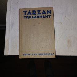 First Edition Tarzan Book W Signature