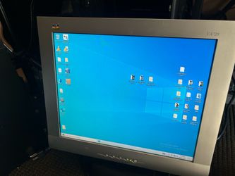 Vintage ViewSonic VA720 LCD Computer Monitor 17” VGA Retro PC Tested Working