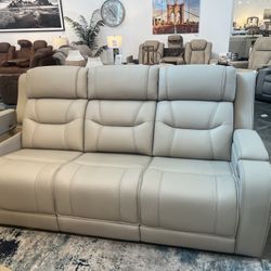 Leather Reclining Sofa And Loveseat