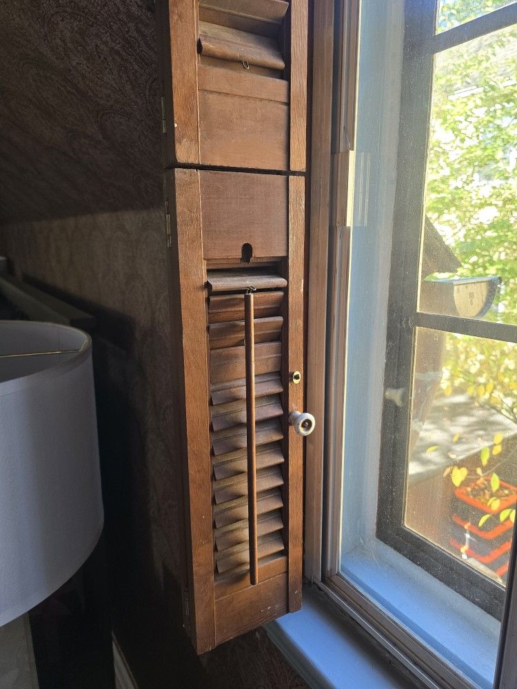 Vintage Wood Window Shutters