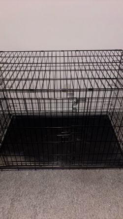 Large Black Crate