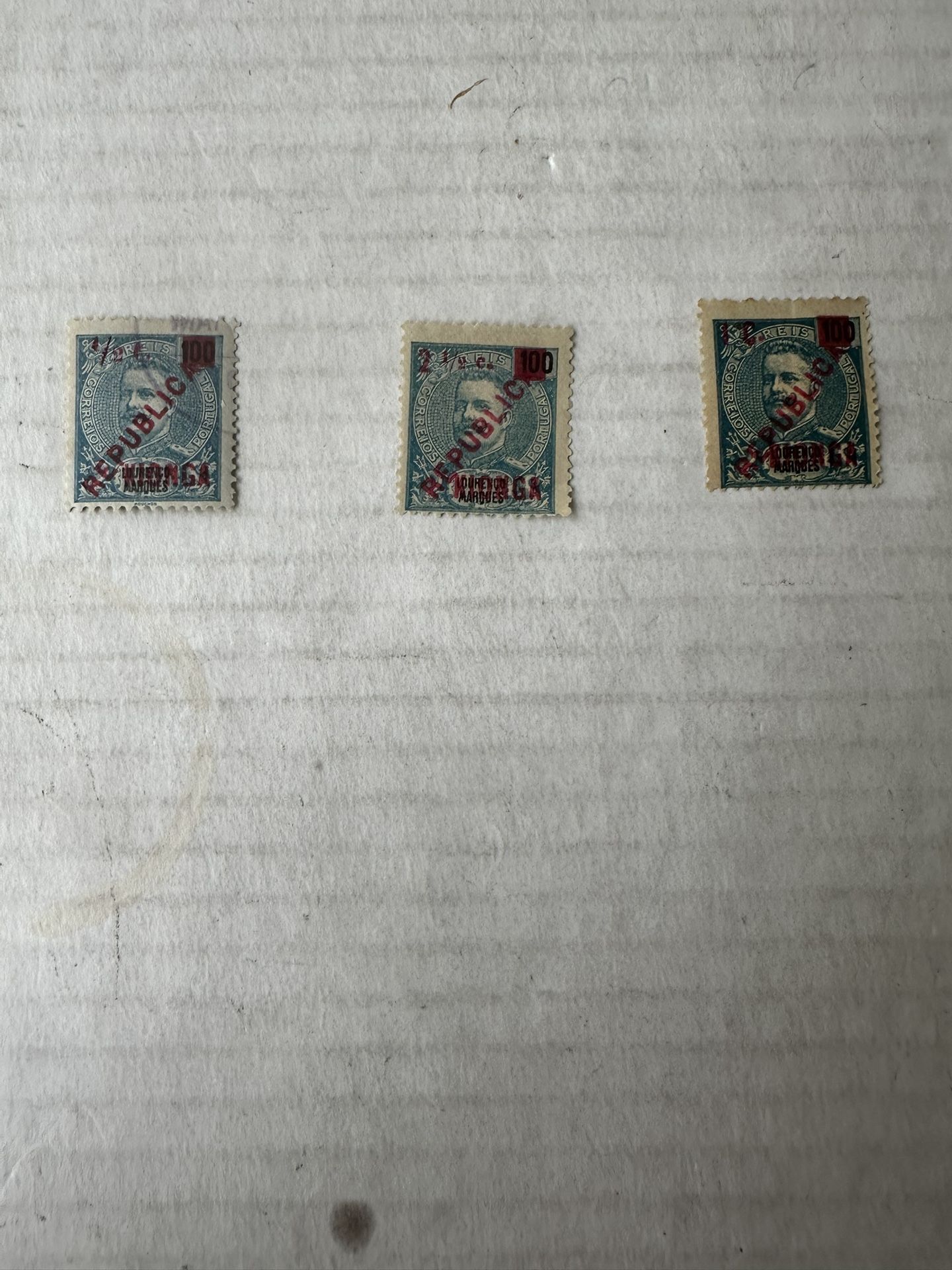Kionga Set Of 3 Stamps 1916 
