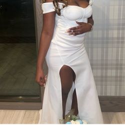 White Formal Dress