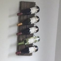 2 Reclaimed Wood wine racks