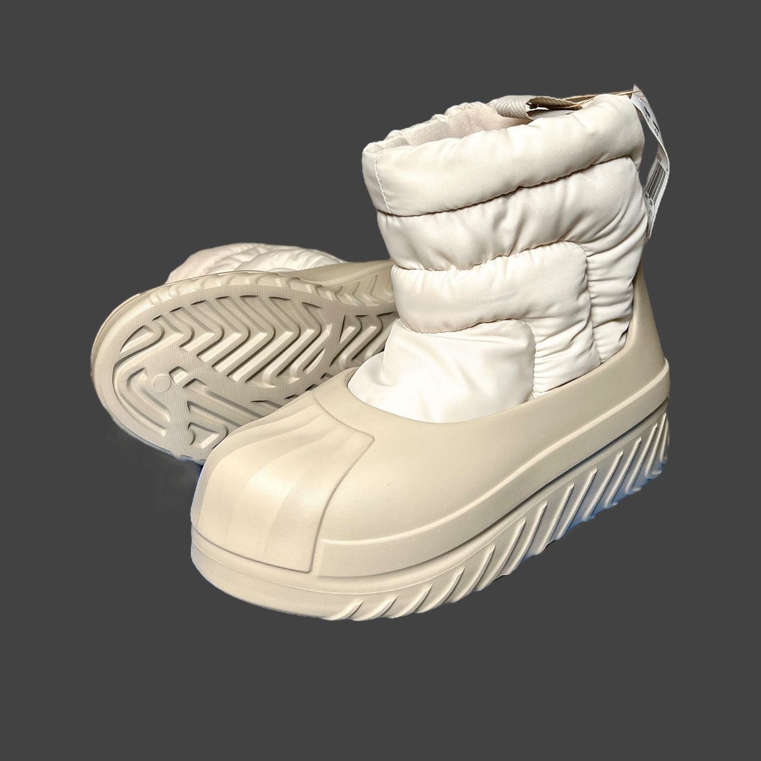 Adifom Superstar Women’s Convertible Winter Beige Boots Sz 8