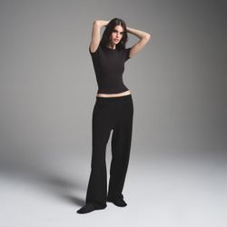New Skims Cotton Fleece Straight Leg Pants