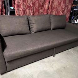 Brown IKEA Frihenten Couch Converts to FullBed