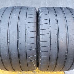 2 USED TIRES MICHELIN 285/30/19