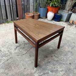 Vintage Mid Century Wedge Shaped Side Table with Formica Top