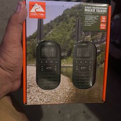 2pc weatherproof walkie-talkies 16 mile range