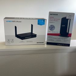 Ultra-High Speed Cable Modem & WiFi 6 Router