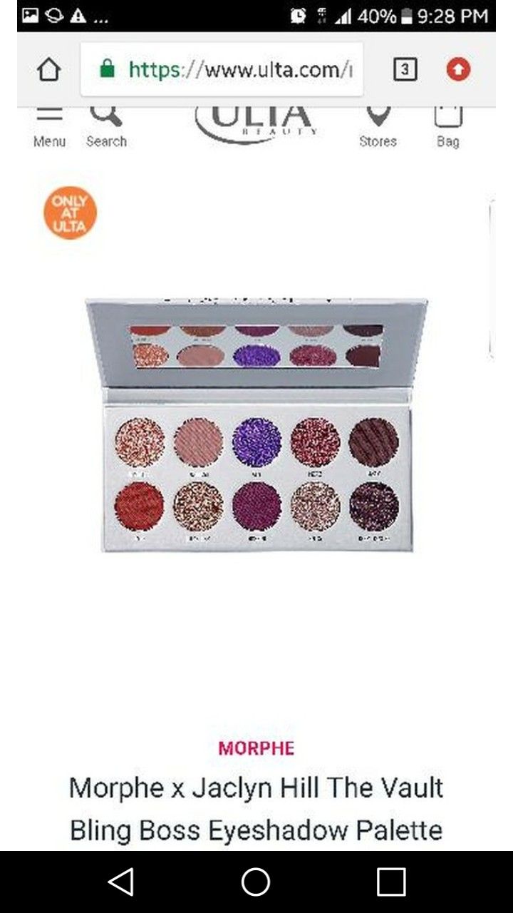 Morphe x Jaclyn Hill "Bling Boss" palette