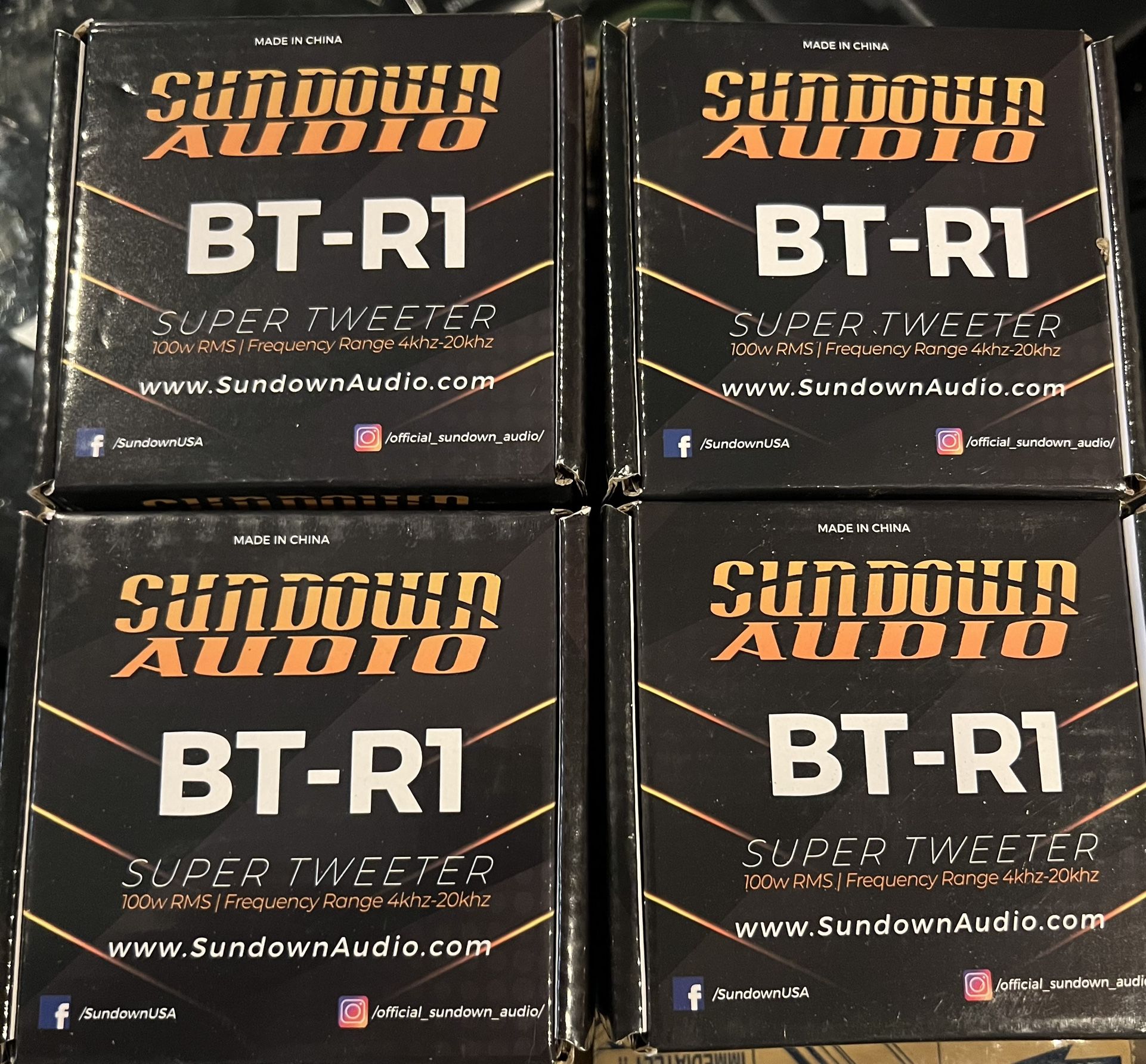 Sundown Audio Super Tweeter x4 New