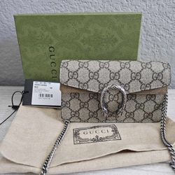 GUCCI DIONYSUS GG SUPREME SUPER MINI BAG