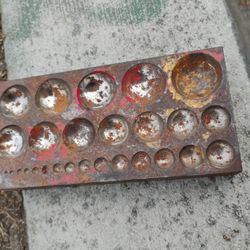 Vintage Jewelry Dapping Block 