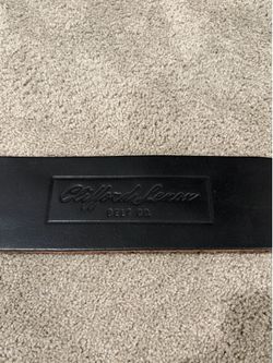 Clifford Lenox leather belt