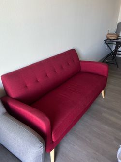 Red couch for sale