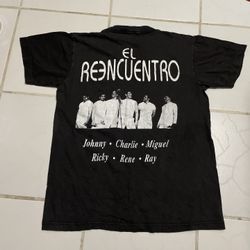 Vintage 80’s 90’s Grupo Menudo Ricky Martin Single Stitch T-Shirt RARE Small