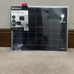 Pembrook Wets Erase Calendar Board 